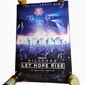 Hillsong Let Hope Rise 2016 Original Movie Poster 27x40 Michael Guy Chislett D/S